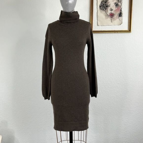 Vince Dresses & Skirts - Vince Cashmere Turtleneck Sweater Dress